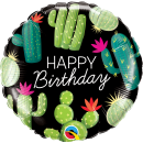 Folienballon Birthday Cactuses