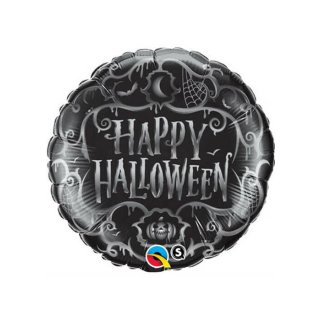 Folienballon Gothic Black Happy Halloween*