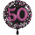 Folienballon Zahl 50 Sparkling Celebration Pink groß