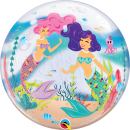 Folienballon Mermaid Party Single Bubble