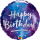 Folienballon Birthday Galaxy