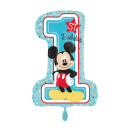 Folienballon Mickey - 1st Birthday groß