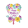 Folienballon HMD Watercolor Flowers