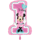 Folienballon Minnie Maus 1st Birthday groß