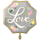 Folienballon Wedding Love Floral gro&szlig;