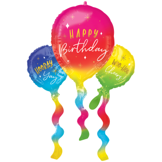 Folienballon Birthday Fun Balloons groß