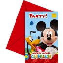 Einladungskarten Mickey Mous Clubhaus