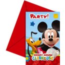 Einladungskarten Mickey Mouse Clubhaus