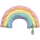 Folienballon Iridescent Pastel Rainbow groß
