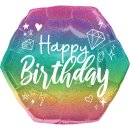 Folienballon Sparkle Birthday groß