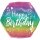 Folienballon Sparkle Birthday gro&szlig;