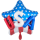 Folienballon USA on Stars &amp; Stripes gro&szlig;
