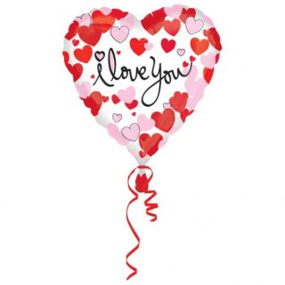 Folienballon Hearts Equal Love