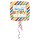 Folienballon HBD Square Stripes & Dots