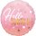 Folienballon Pink Baby Girl Hello World