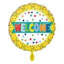 Folienballon Welcome Lots of Dots