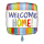 Folienballon Welcome Home Stripes