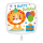 Folienballon Birthday Happy Lion