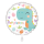 Folienballon Babysaurus