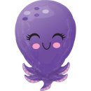 Folienballon Octopus