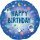 Folienballon Iridescent Happy Birthday Outer Space