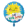 Folienballon Irdescent Get Well Happy Sun