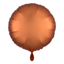 Folienballon Rund Satin Orange
