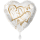 Folienballon Herzen 50 Jahre groß