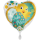 Folienballon Frohe Ostern Küken groß