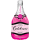 Folienballon Celebrate Bubbly Wine Bottle Pink