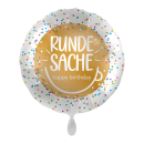 Folienballon runde Sache Happy Birthday