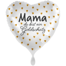 Folienballon Mama Goldschatz groß