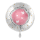 Folienballon Taufe Kleines großes Glück Rosa