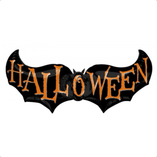 Folienballon Halloween Bat*
