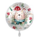 Folienballon Cute Christmas Bear