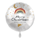 Folienballon Christmas Rainbow Wishes