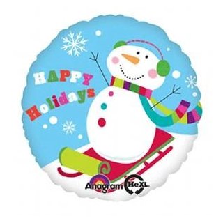 Folienballon Joyful Snowman*