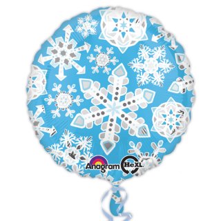Folienballon Frosty Snowflake