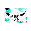 Bannergirlande Dino-Party schwarz