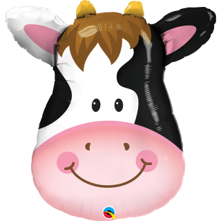 Folienballon Contented Cow Kopf