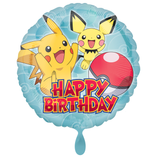 Folienballon Pokemon Birthday