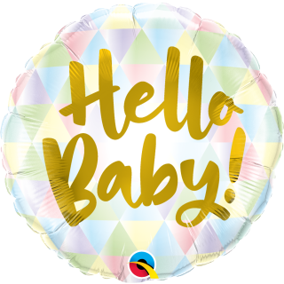 Folienballon Hello Baby!