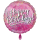 Folienballon Birthday Pink Fabulous