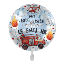 Folienballon - Happy Fire Engine - Tat&uuml; Tata