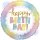 Folienballon Happy Birthday opal
