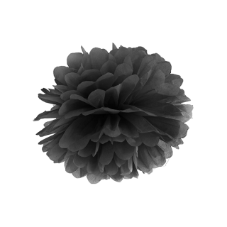 Pompom schwarz 35cm