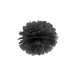 Pompom schwarz 25cm