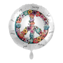 Folienballon Peace Flower