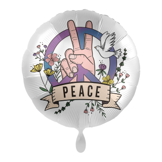 Folienballon Peace Sign