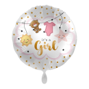 Folienballon Baby Girl is Coming